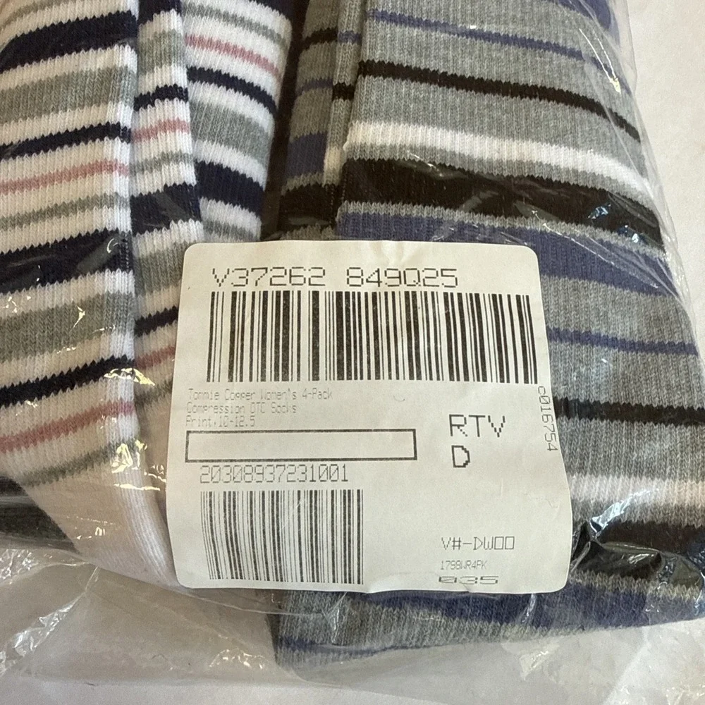 Tommie Copper Women's Over The Calf Socks - Fashion Colors Multi Sz‎ L 10-12.5